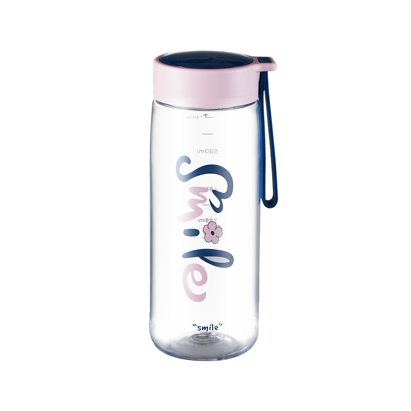 Space-Themed Portable Sports Water Bottle with Handle & Tea Infuser