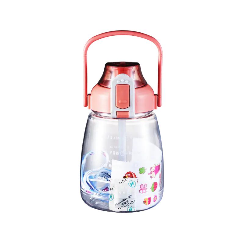 Straw Plastic Water Bottle provides a lightweight and practical solution for travel, gym, and outdoor use.
