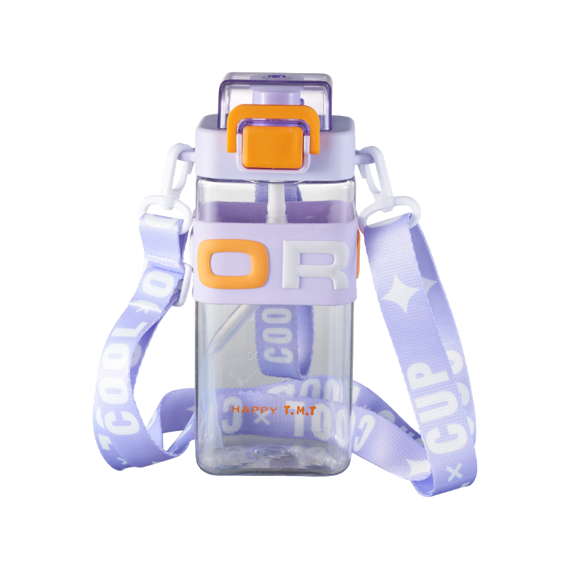 Water Bottle Plastic with Straw offers a convenient drinking design suitable for outdoor activities and everyday use.