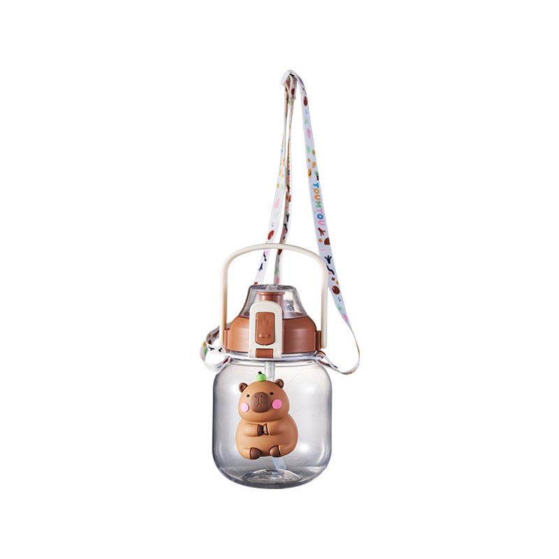 Water Bottle Plastic with Straw is designed for convenient hydration during commuting, exercise, and outdoor activities.