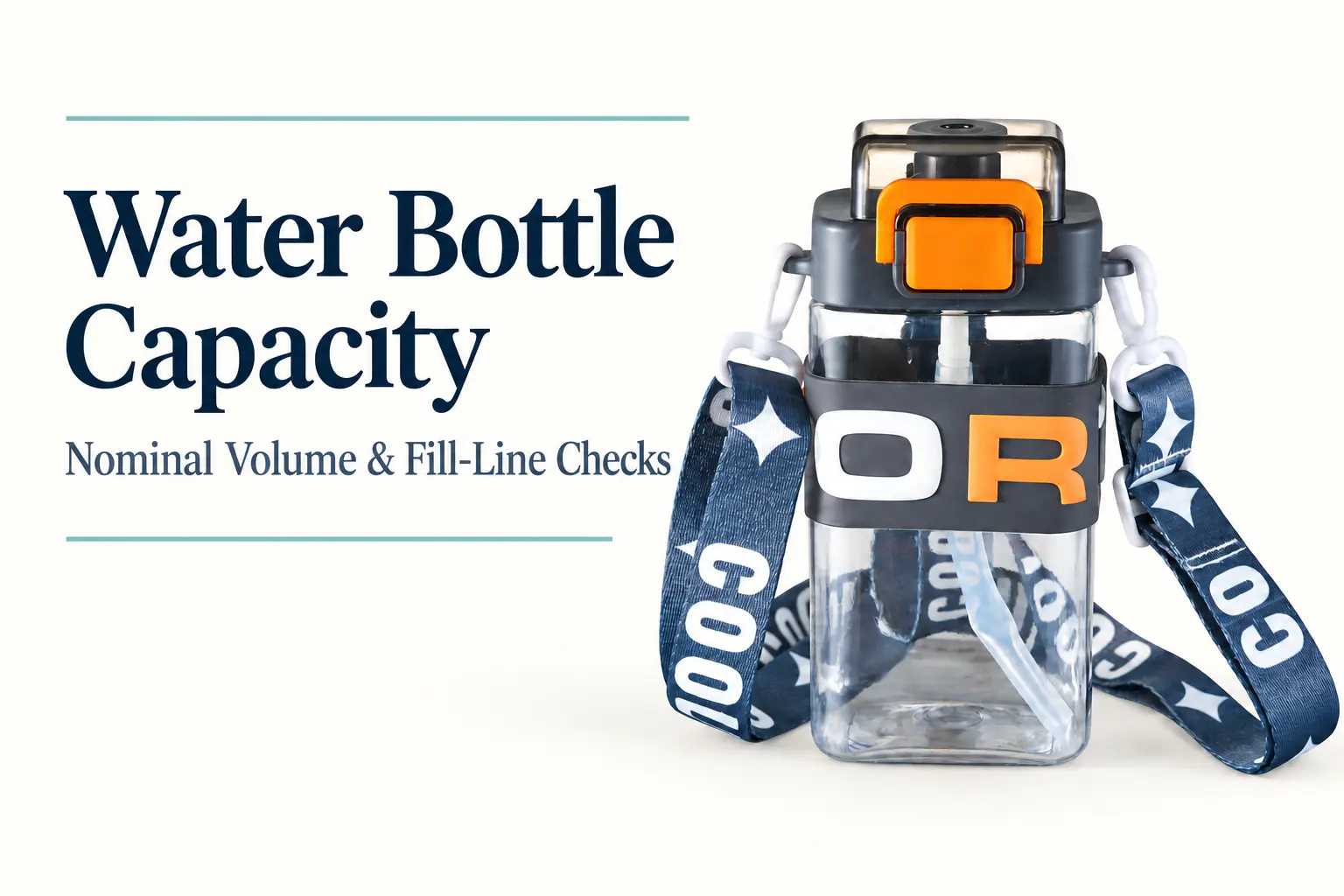water-bottle-capacity-markings-fill-line-approval-cover Website square plastic water bottle with the heading Water Bottle Capacity.